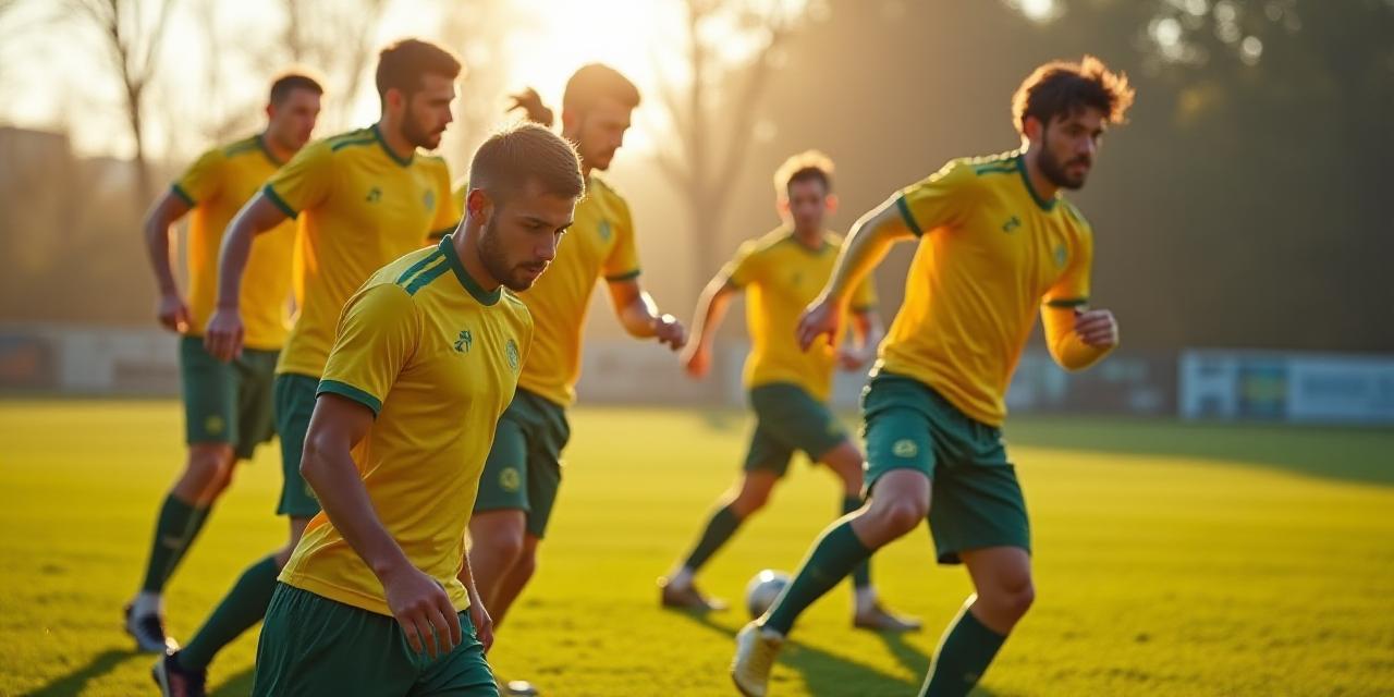 Seleção Brasileira de Futebol em treinamento intensivo